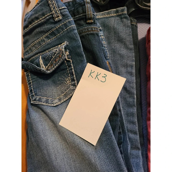 Lot of 2 Old Navy Boot-Cut Jeans Girls Size 10 Denim Regular Fit Cotton (KK3) - Picture 8 of 8